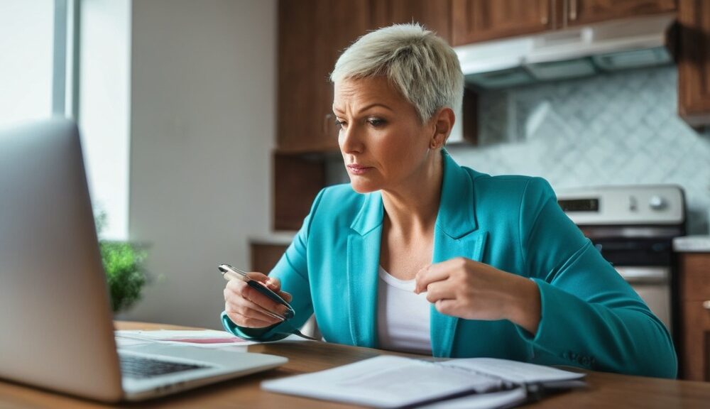 Photo cancer financial stress